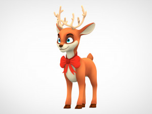 Christmas Reindeer Modelo 3D