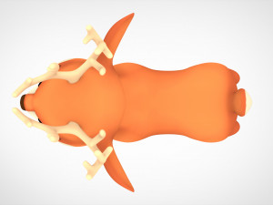Christmas Reindeer 3D Model