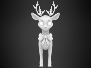 Christmas Reindeer 3D Model