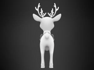 Christmas Reindeer 3D Model