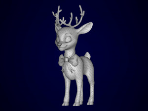Christmas Reindeer 3D Model
