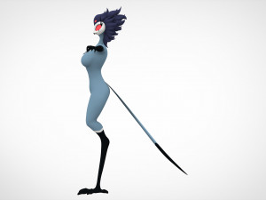 Fem Stolas Model 3D