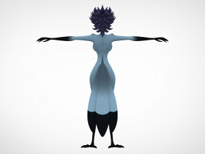 Fem Stolas Model 3D