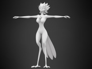 Fem Stolas Model 3D