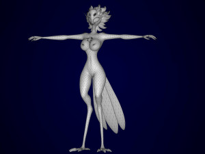 Fem Stolas Model 3D