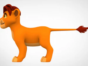 Mufasa-Jungtier 3D Modell