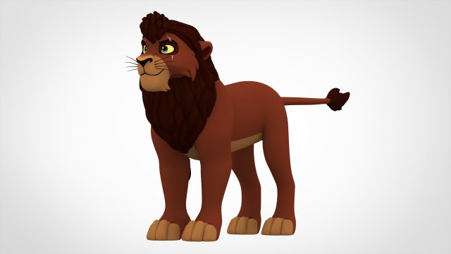 Kovu Adult Modèle 3D .c4d .max .obj .3ds .fbx .stl .blend 