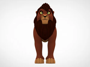 Kovu Adult 3D Model