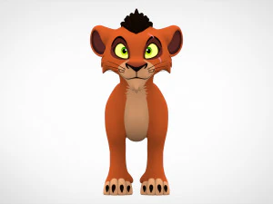 Scar Cub 3D Model