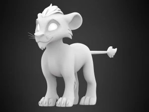Scar Cub 3D Model