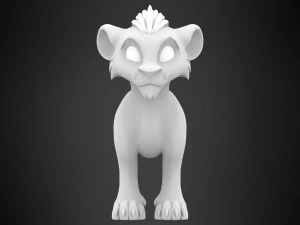 Scar Cub 3D Model