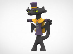Hat Kid Toothless Smug Dancin 3D Model