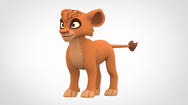 Vitani Cub 3D मॉडल .c4d .max .obj .3ds .fbx .stl .blend 