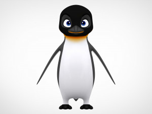 Emperor Penguin 3D-Modell