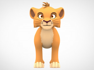 Mchanga Cub 3D Model