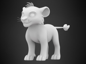 Mchanga Cub 3D Model