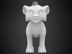 Mchanga Cub 3D Model