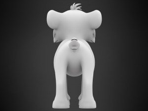 Mchanga Cub 3D Model