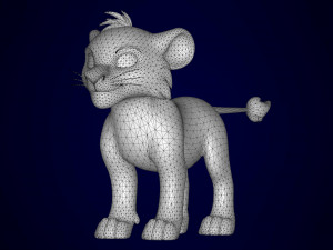 Mchanga Cub 3D Model