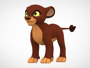 Filhote de Kahawia Modelo 3D