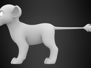 Kahawia Cub 3D मॉडल