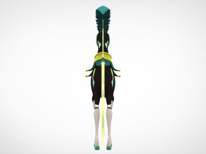 Green Circus Horse 3D Модель