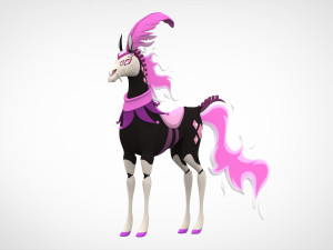 Pink Circus Horse 3D Модель