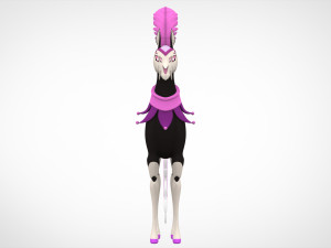 Pink Circus Horse Modelo 3D