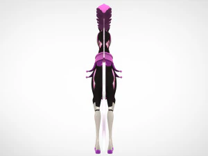 Pink Circus Horse 3D Model