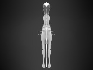 Pink Circus Horse Modelo 3D