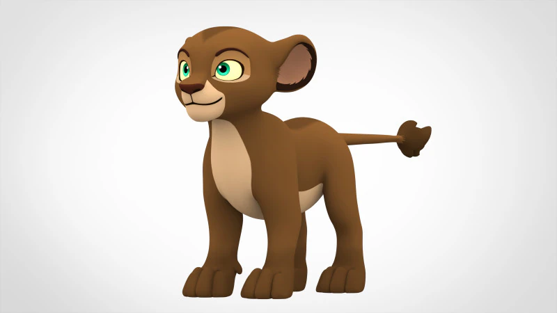 Kwanza Cub 3D Model .c4d .max .obj .3ds .fbx .stl .blend 