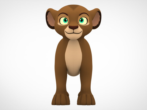 Kwanza Cub 3D-Modell