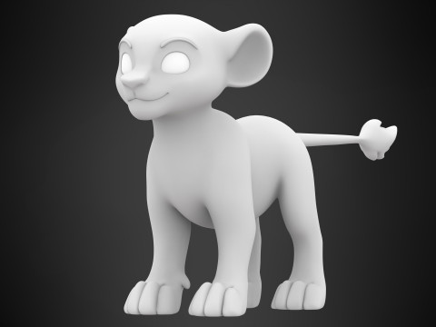 Kwanza Cub 3D-Modell