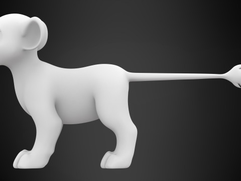 Kwanza Cub 3D-Modell