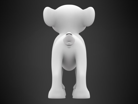 Kwanza Cub 3D-Modell