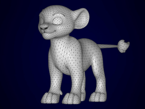 Kwanza Cub 3D-Modell