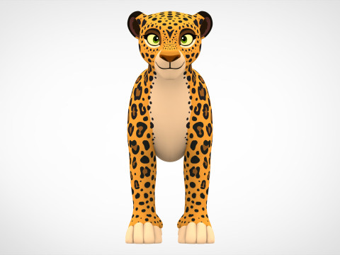 Leopard 3D मॉडल