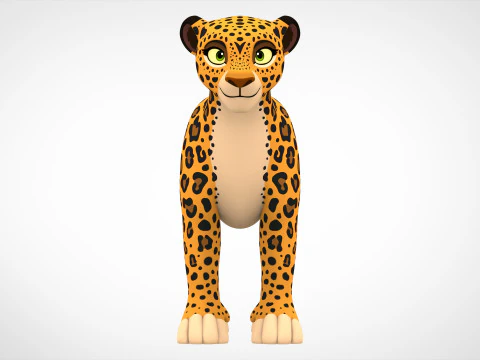 Leopard 3D Model