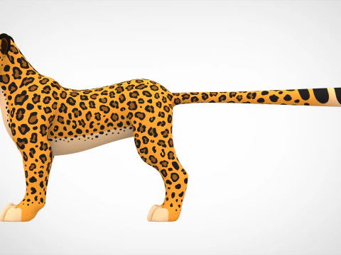 Leopard 3D Model