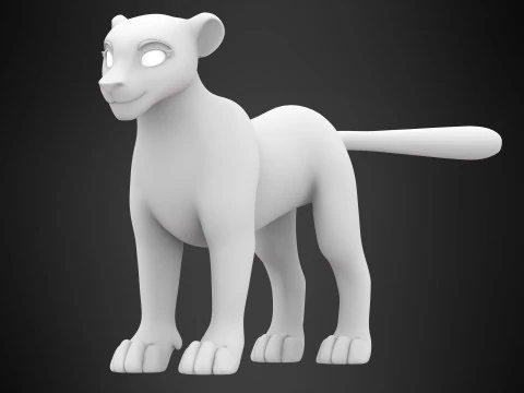 Leopard 3D Model