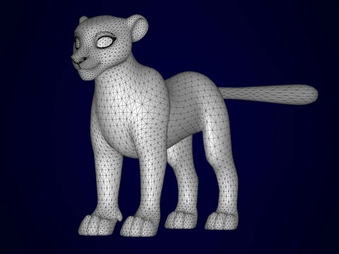 Leopard 3D Model