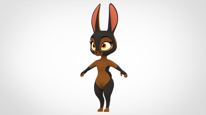 Lilliana Model 3D .c4d .max .obj .3ds .fbx .stl .blend 
