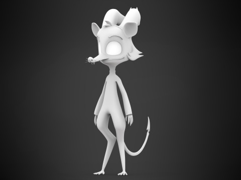Moxxie Opossum 3D Model