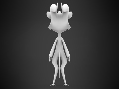 Moxxie Opossum 3D Model