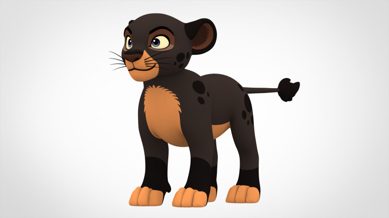 Jioni Cub 3D-Modell .c4d .max .obj .3ds .fbx .stl .blend 