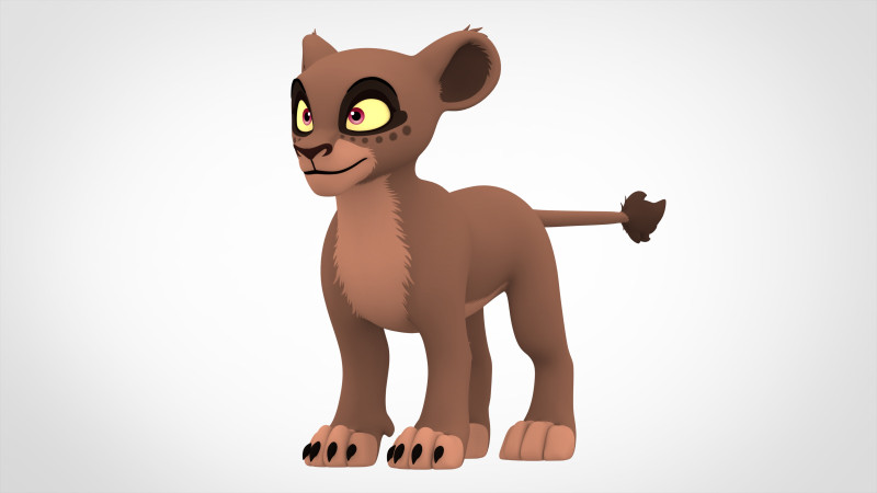 Mjanja Cub Model 3D .c4d .max .obj .3ds .fbx .stl .blend 