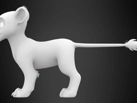 Mjanja yavrusu 3D Model