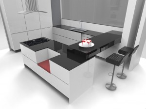minimalist kitchen 3D Model