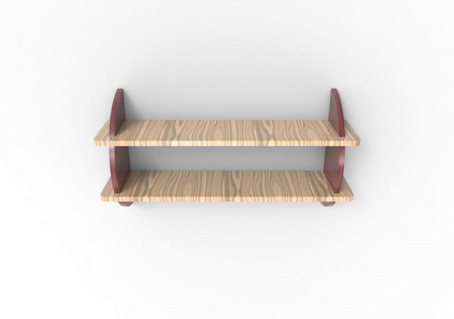 repisa doble 3D Model .c4d .max .obj .3ds .fbx .stl .blend