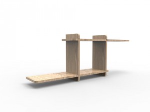 repisa tipo cubo 3D Model